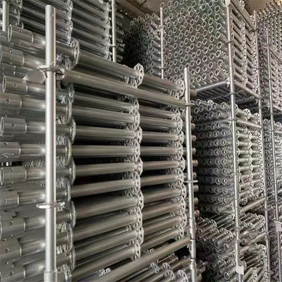 Galvanized Steel Pipe Scaffolding with 1.5-8.18mm Thickness 20-219mm Outer Diameter ISO9001 Certified