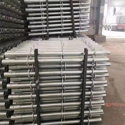 Galvanized Steel Pipe Scaffolding with 1.5-8.18mm Thickness 20-219mm Outer Diameter ISO9001 Certified
