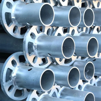 Galvanized Steel Pipe Scaffolding with 1.5-8.18mm Thickness 20-219mm Outer Diameter ISO9001 Certified